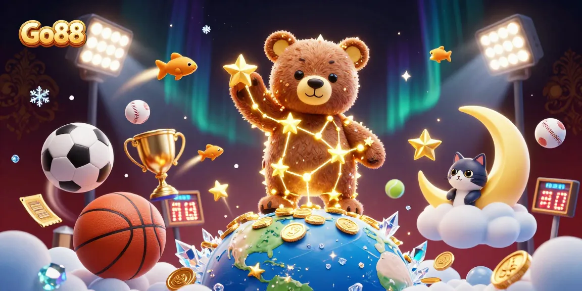 Engage with Go88, exploring thrilling sports betting and vibrant casino excitement in a dynamic 3D world.